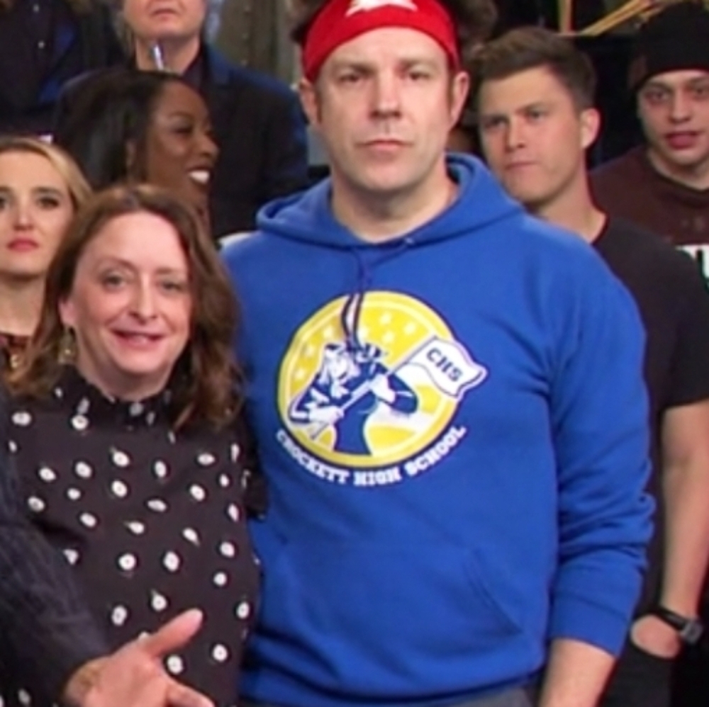 Screen worn SNL Jason Sudeikis Crockett High School S45xE13